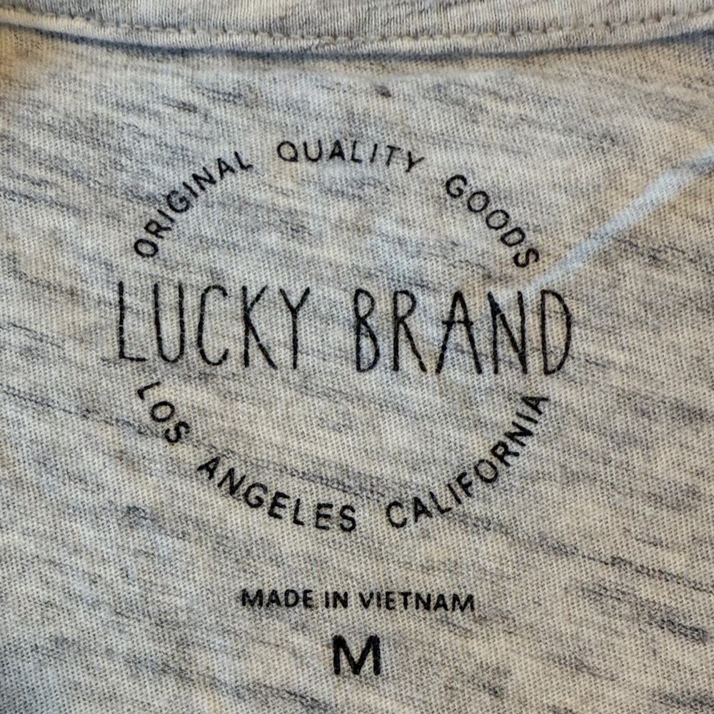 Lucky Brand White Botanical Print Women's Tee - Picture 2 of 4